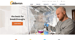 Desktop Screenshot of aldevron.com